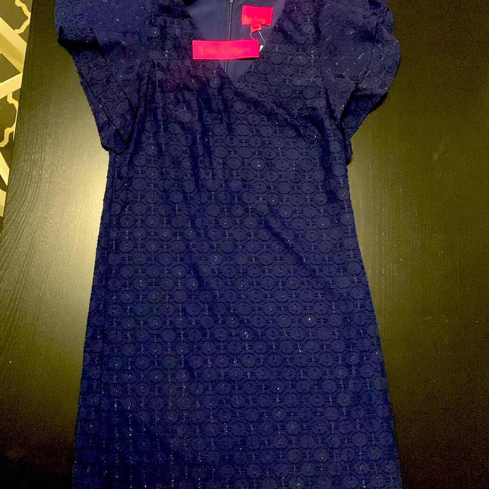 Navy Blue Lilly Pulitzer Kathie Dress size 2